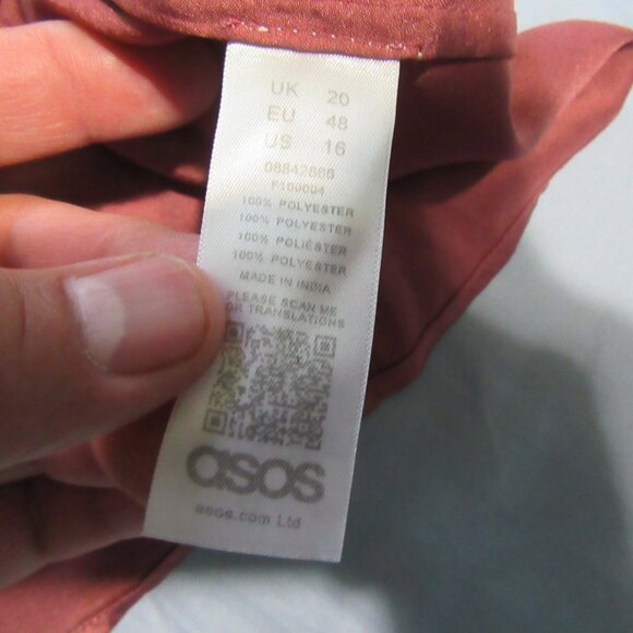 Womens New Asos Curve Cami Top Size 16 - Picture 3 of 5